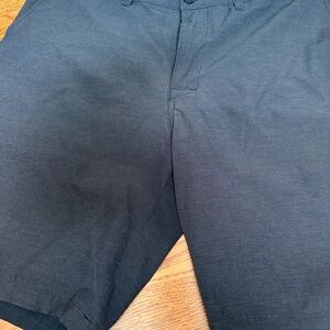 Travis Mathew Black Flat Front Shorts